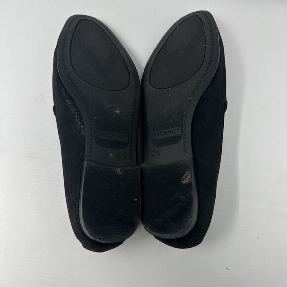 Vionic Willa II Wide Loafers Womens Size 9 Black Slip On Casual Comfort Shoes - Picture 5 of 7
